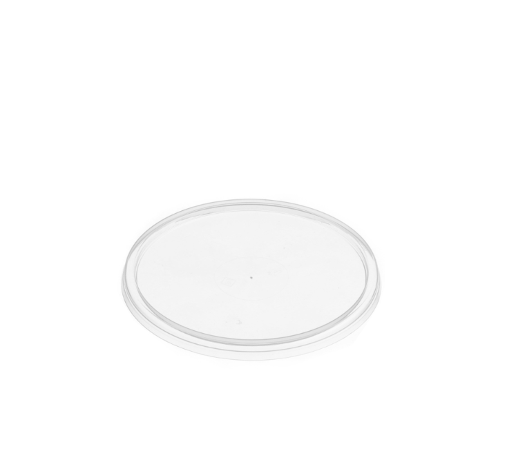 120mm Round Lid – Natural (RLID) – Carton of 500