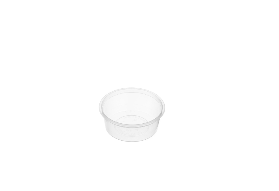 70mL Round Container – Natural (RB 70) – Carton of 500
