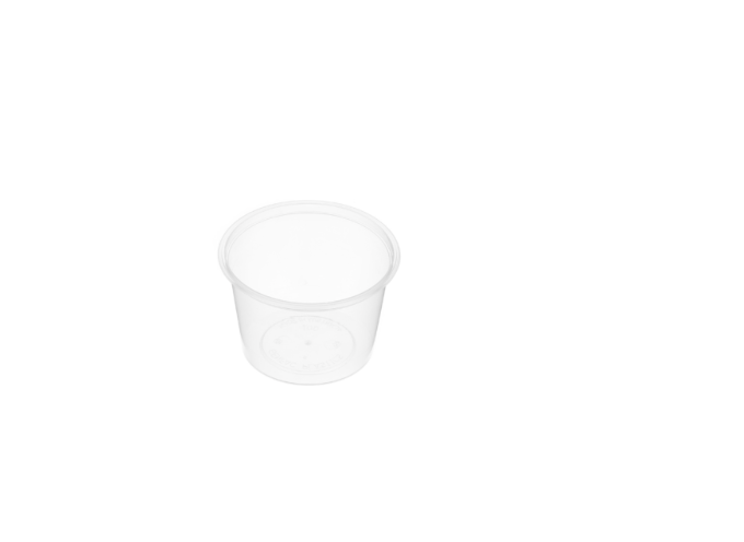 100mL Round Container – Natural (RB 100) – Carton of 500