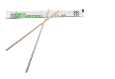 Bamboo Round Chopsticks 5x220mm