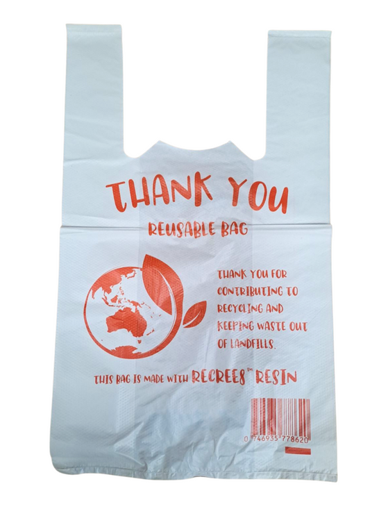 Re-Usable Plastic carry bags - Small (40um)