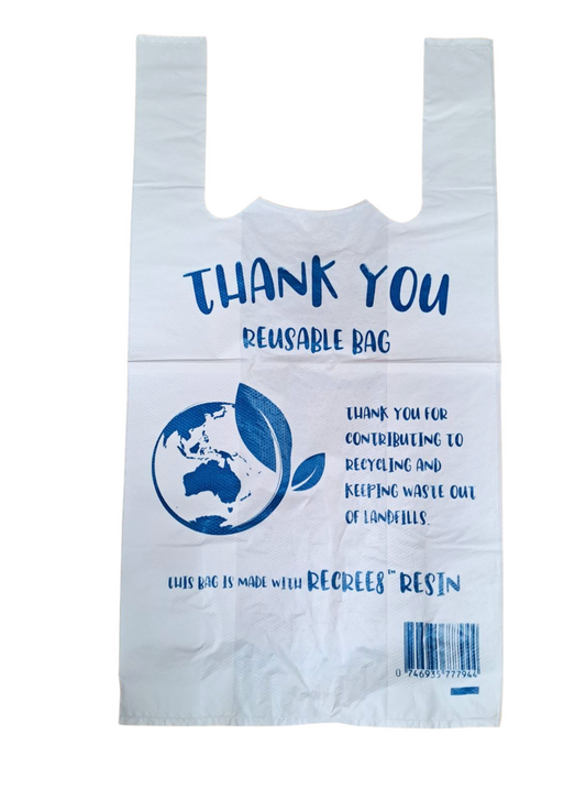 Re-Usable Plastic carry bags - Medium (40um)