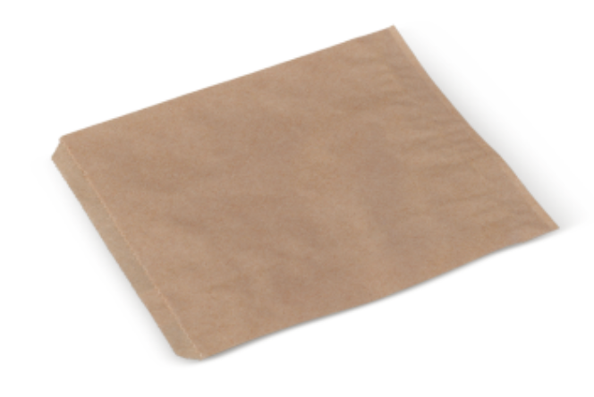 1 Long Flat brown paper bags