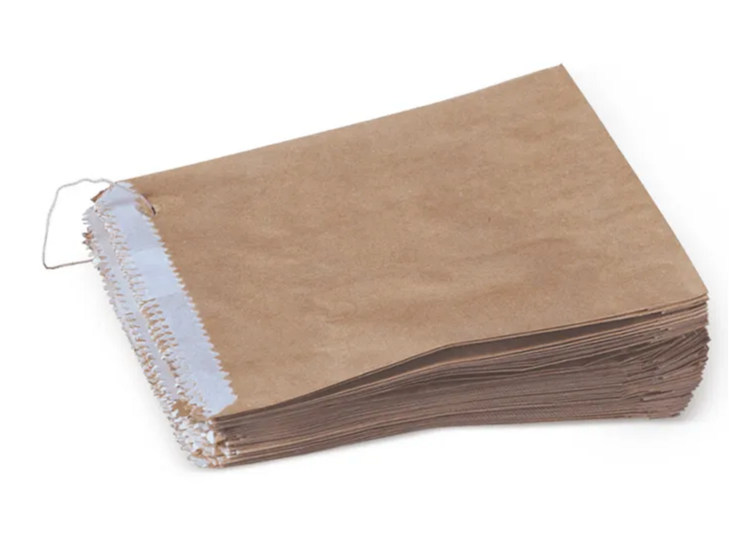 1 Long GPL Flat brown paper bags