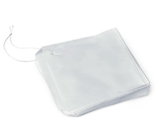 1 SQ Flat white paper bags