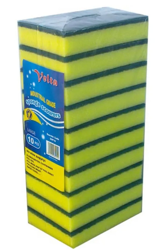 Industrial Sponge & Scourer 15x10cm