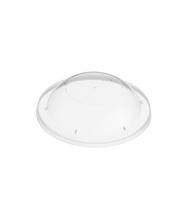 120mm Round Dome Lid – Natural (RDOMELID) – Carton of 500