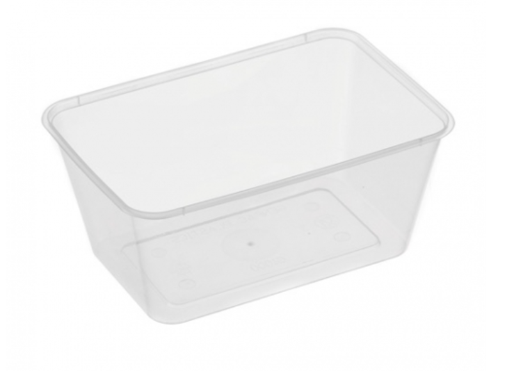 G1000 Rectangular Container – Natural (REG1000) – Carton of 500
