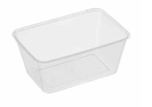 G1000 Rectangular Container – Natural (REG1000) – Carton of 500