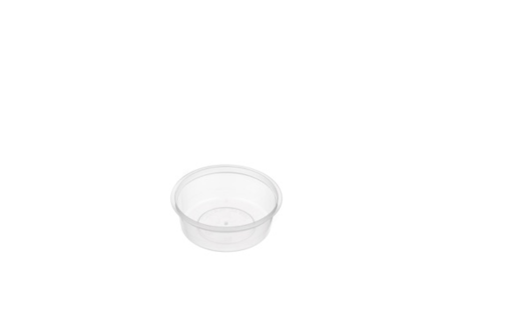 50mL Round Container – Natural (RB 50) – Carton of 500