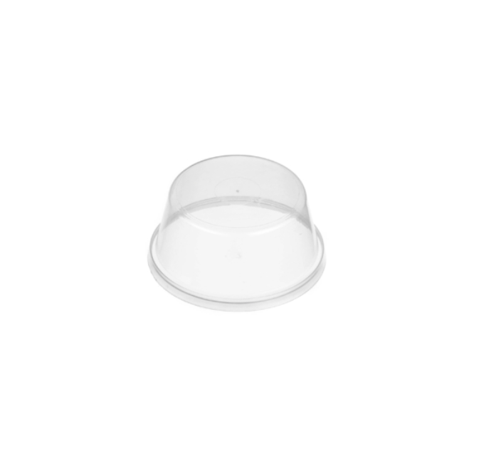 80mm Dome Round Lid – Natural (SCLID) – Suits RB40 to RB150 – Carton of 500