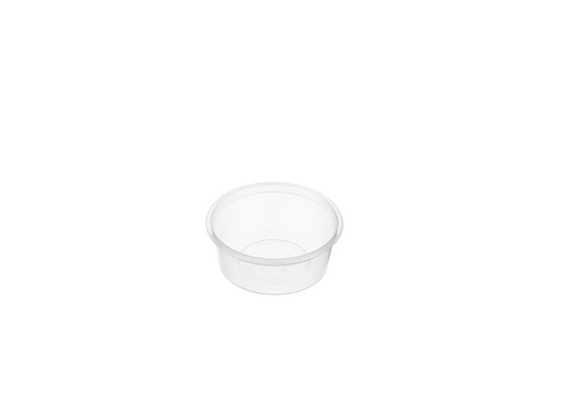 70mL Round Container – Natural (RB 70) – Carton of 500