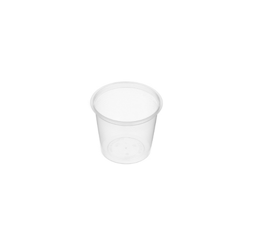 150mL Round Container – Natural (RB 150) – Carton of 500