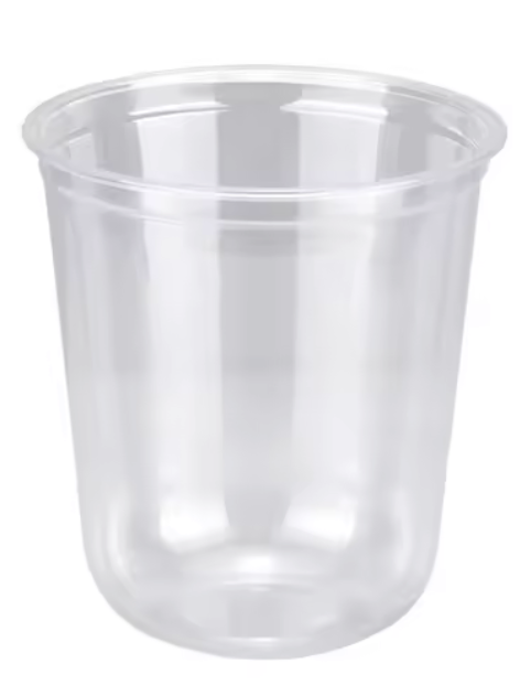 500ML U-Shaped Cups PP (95mm)