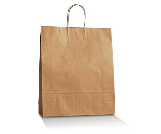 Brown Kraft Bag - Medium Plus (Twisted Handle)