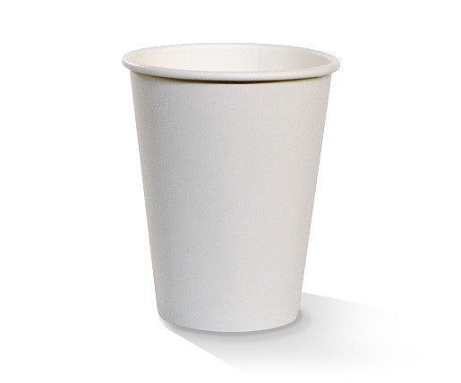 12oz Single wall cups (white) - 90rim
