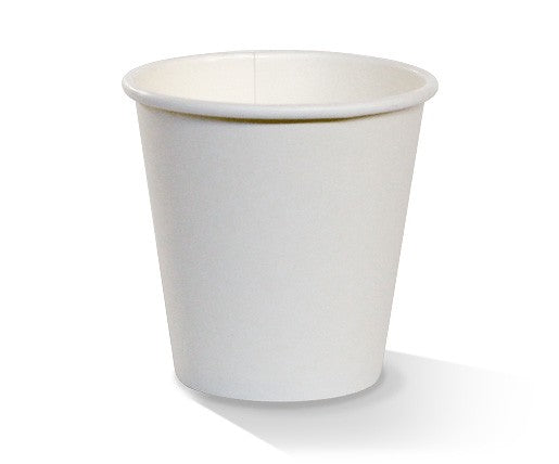 8oz Single Wall Cups (White) - 80rim