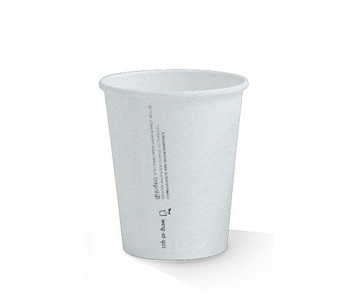 8oz PLA Single Wall cups plain (80rim)
