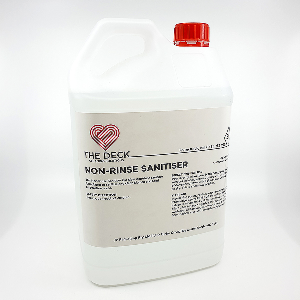 The Deck - Non-Rinse Sanitiser 5LT (RTU)