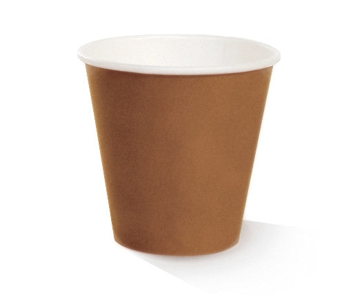 8oz Single Wall Cups (Brown) PLA - 90 rim