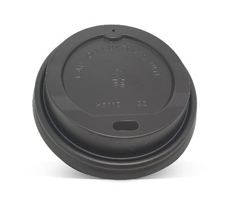 *8/12/16oz plastic lids (black) -90rim