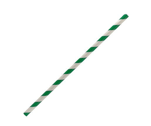 Paper Straws Black Stripes