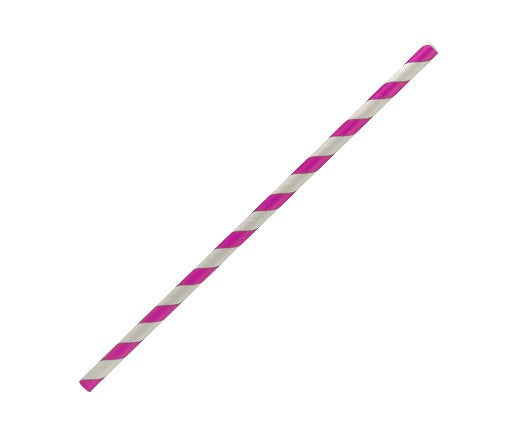 Paper Straws Black Stripes