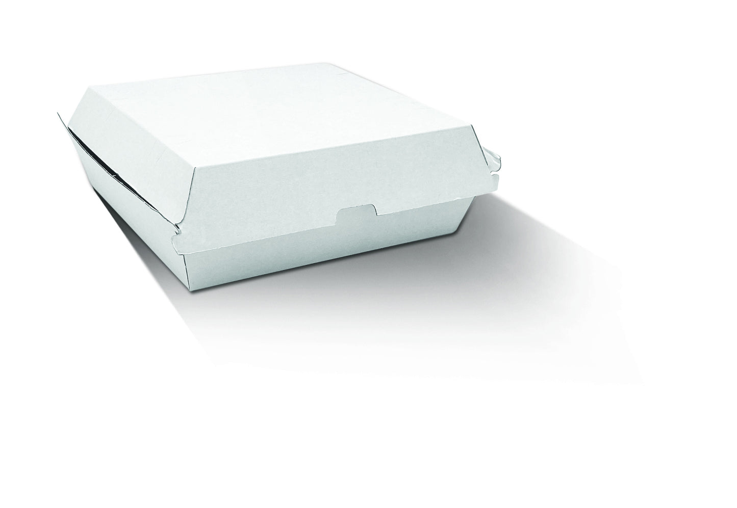 Dinner box corrugated - White