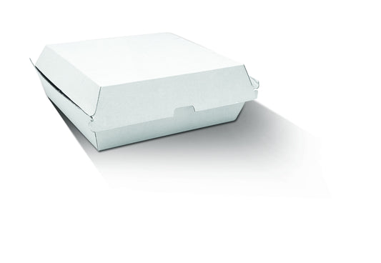 Dinner box corrugated - White