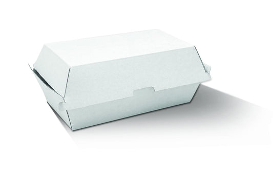 Regular Snack Box corrugated - White