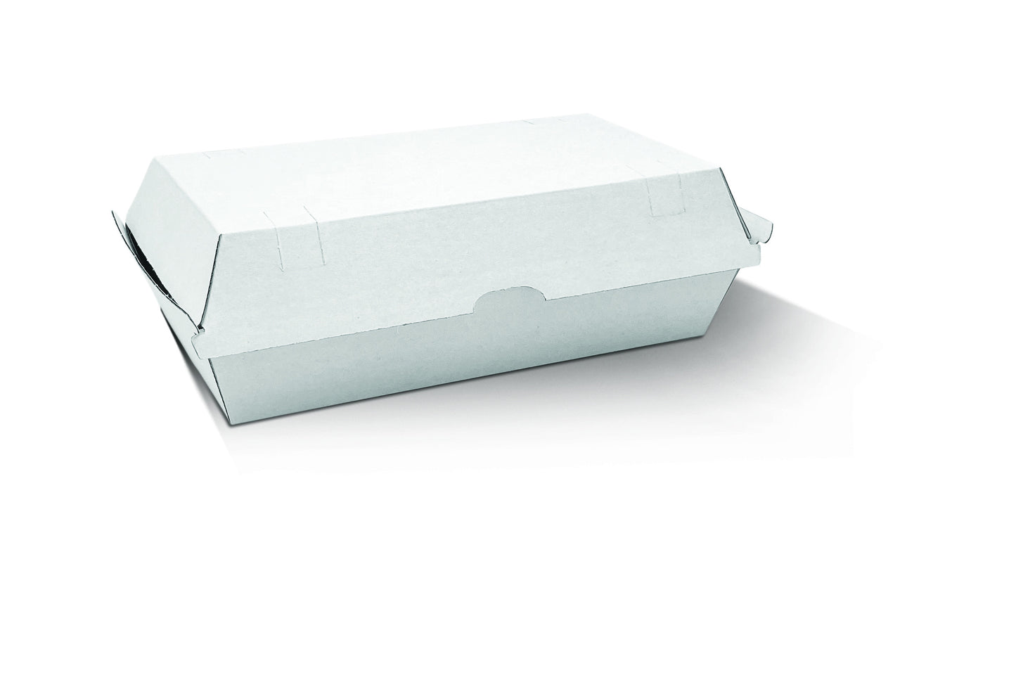 Large Snack box corrugated - White