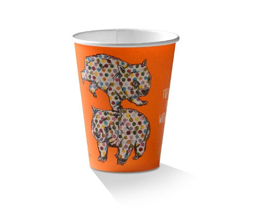 12oz (90rim) PLA SW cups Art-Print Gillie & Marc Wombat